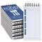 Juvale Food Journal - 12 Pack, 4 x 8 In, Softcover - Daily Food Tracker Journal - Calorie Log Book with Meal Plan & Water Intake Sections